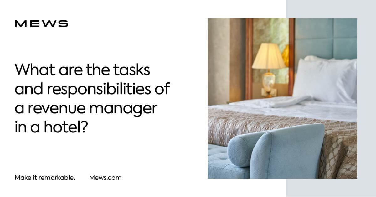 What is the role of a revenue manager in hotels? Mews